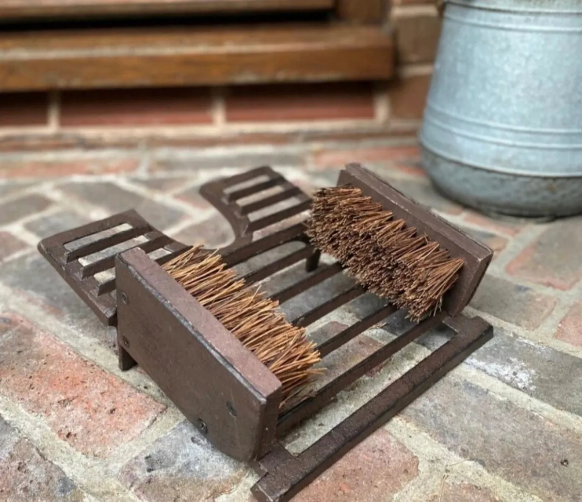 Cast Iron Boot Jack Brush Scraper Remover NEW - Image 2