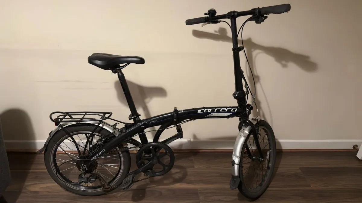 Carrera Intercity Folding Bike - Black - 20inch - Image 1