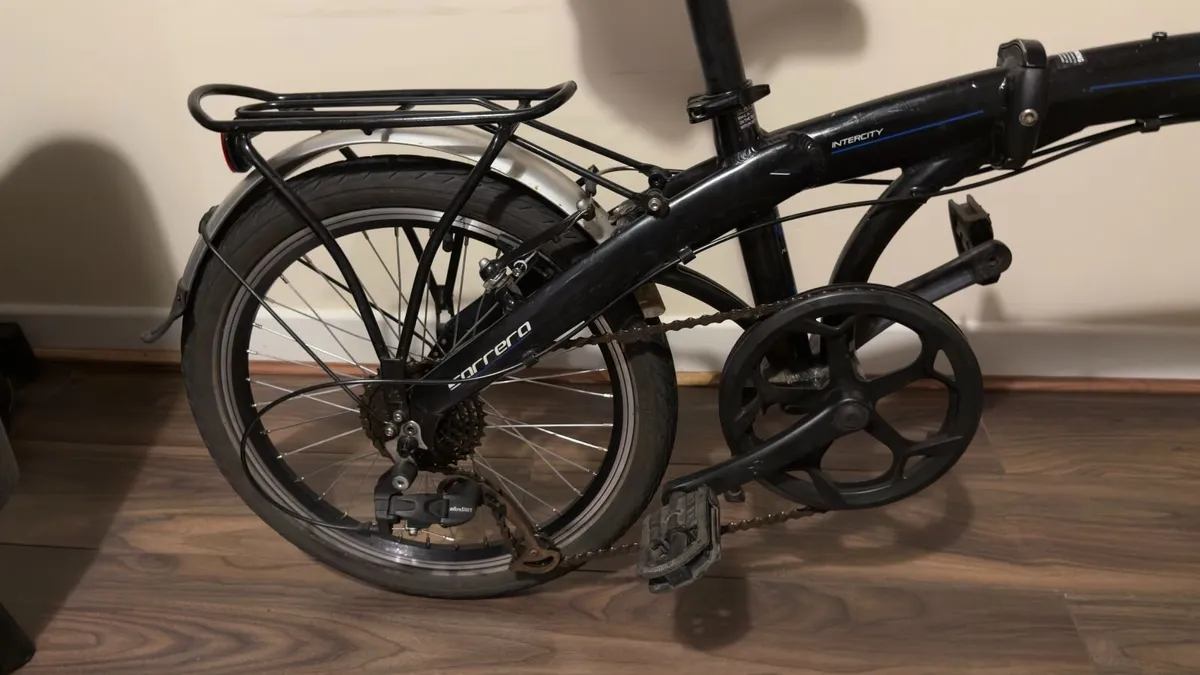Carrera Intercity Folding Bike - Black - 20inch - Image 2