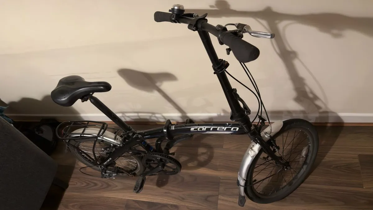 Carrera Intercity Folding Bike - Black - 20inch - Image 4