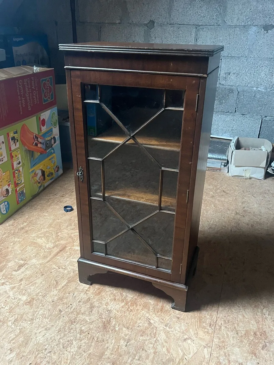 Mahogany Display Cabinet - Image 1
