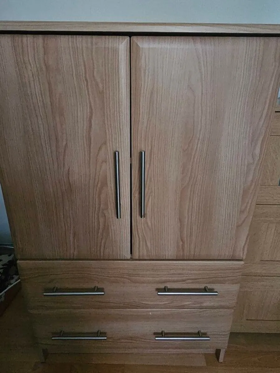 Cabinet (small wardrobe) with 2 drawers - Image 1