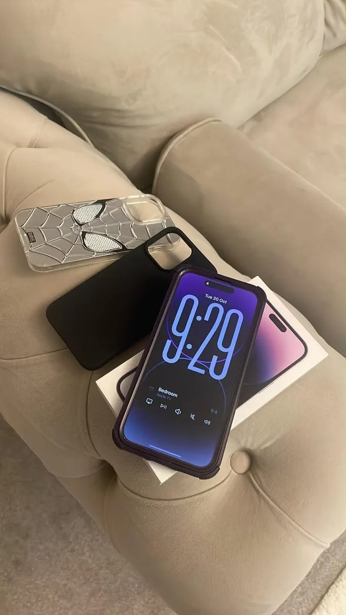 iPhone 14 Pro Max sim free purple 128GB with box - Image 1