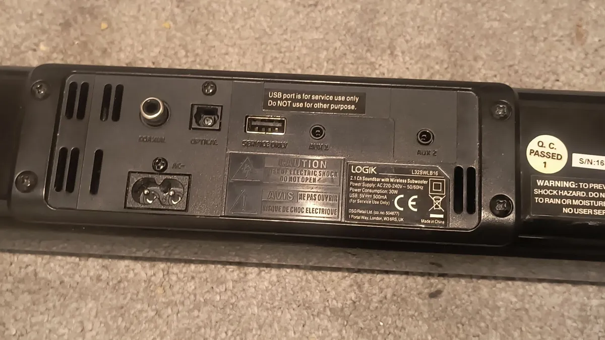 Soundbar Logik L32SWLB16. - Image 4