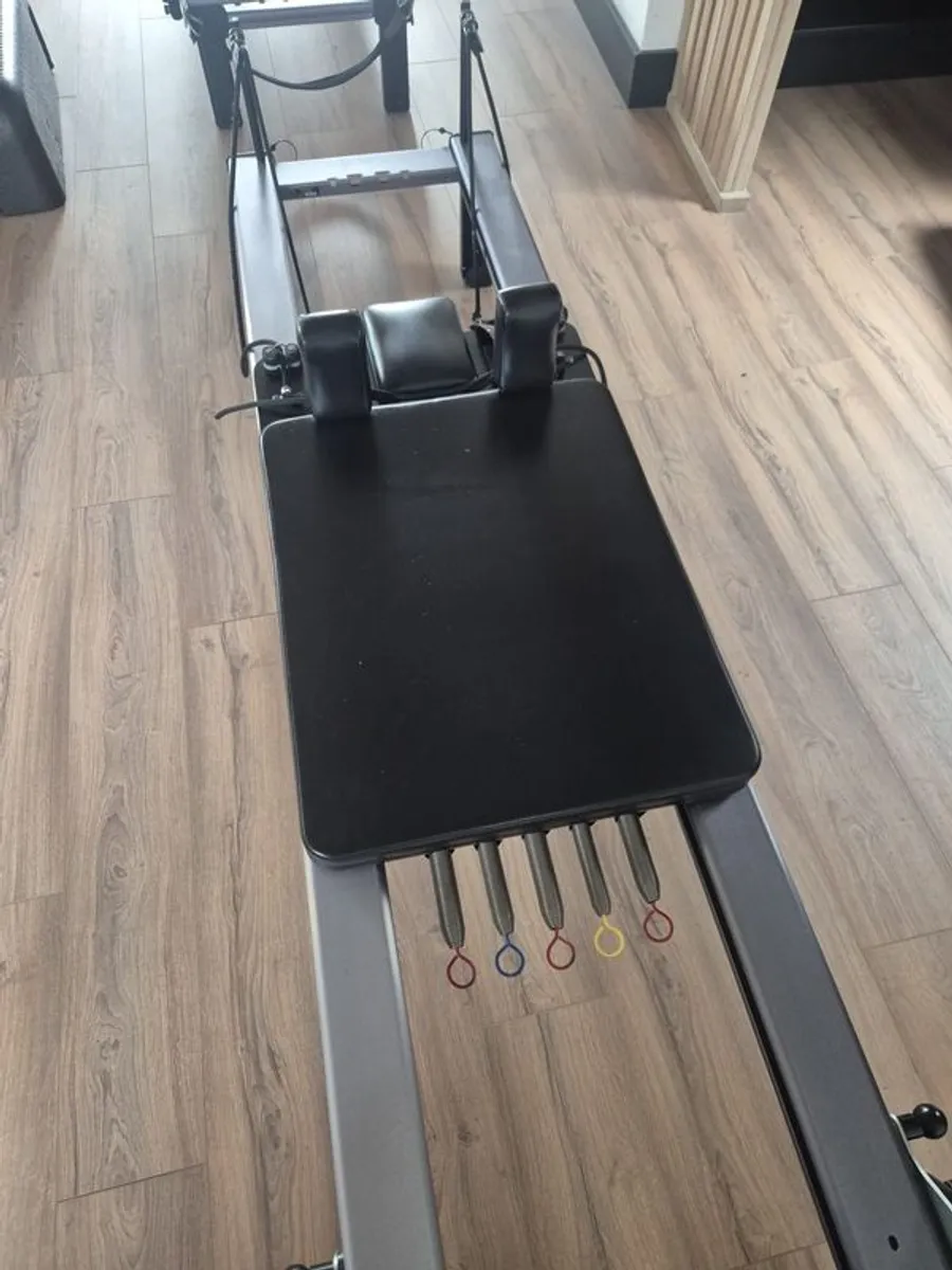 2 x Balanced Body Allegro 1 Stretch Reformers with Sitting Boxes & Legs - Image 3