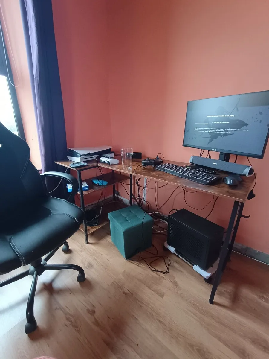 Gaming / Home Office Desk & Chair Bundle - Image 1