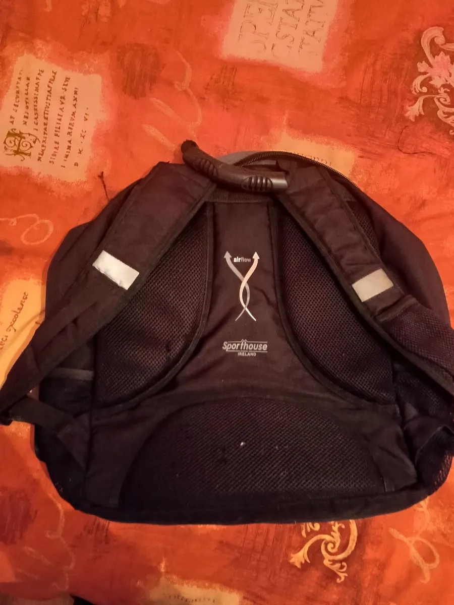 Sporthouse Ireland Backpack – Black/Grey - Image 2