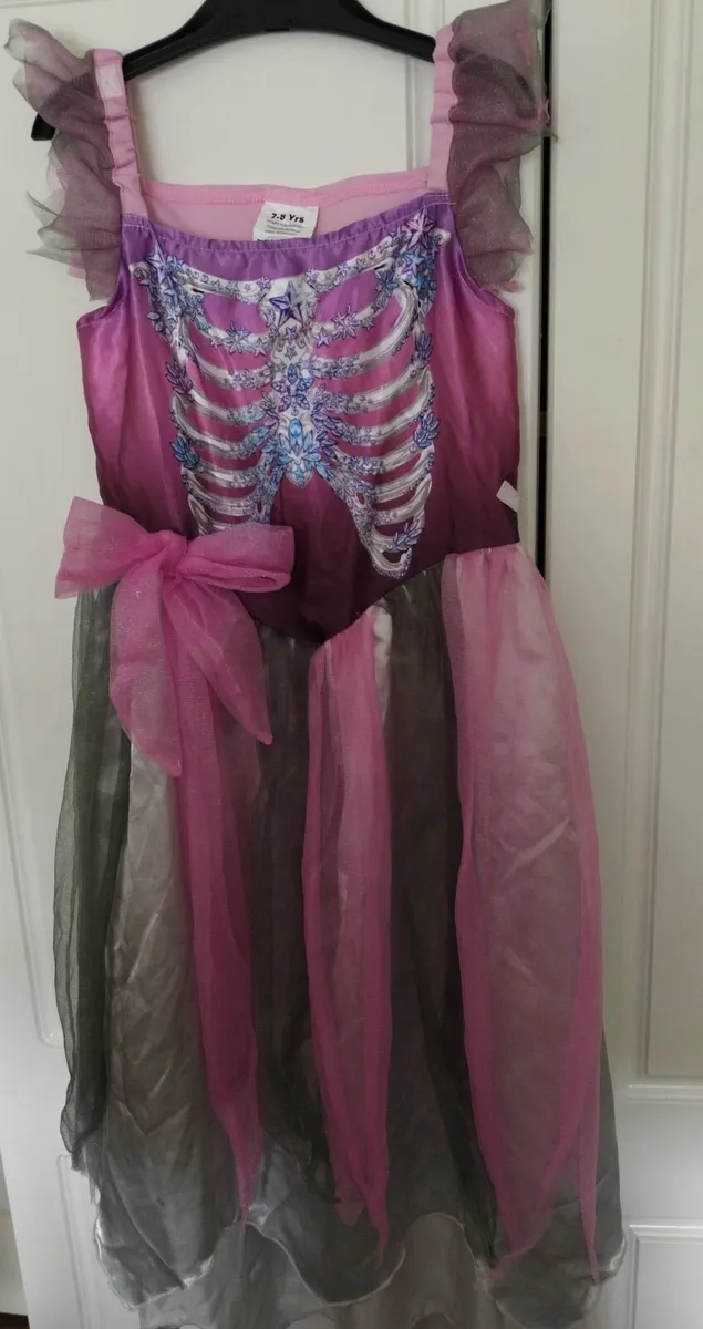Girls Zombie Prom Queen Costume aged 7-8 - Image 2