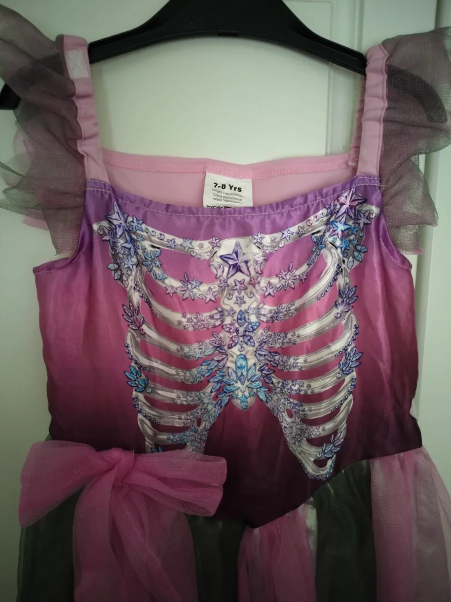 Girls Zombie Prom Queen Costume aged 7-8 - Image 4