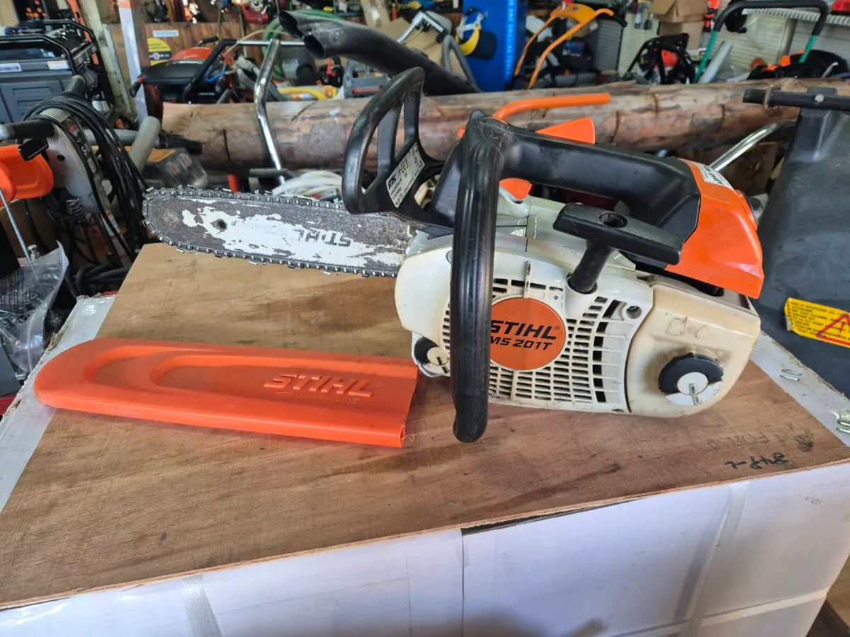 Stihl MS201T Top Handle Chainsaw - Image 1