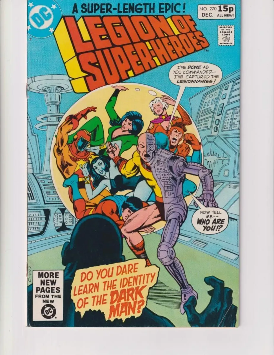 THE LEGION OF SUPER-HEROES #270 WHO IS THE DARK - Image 1