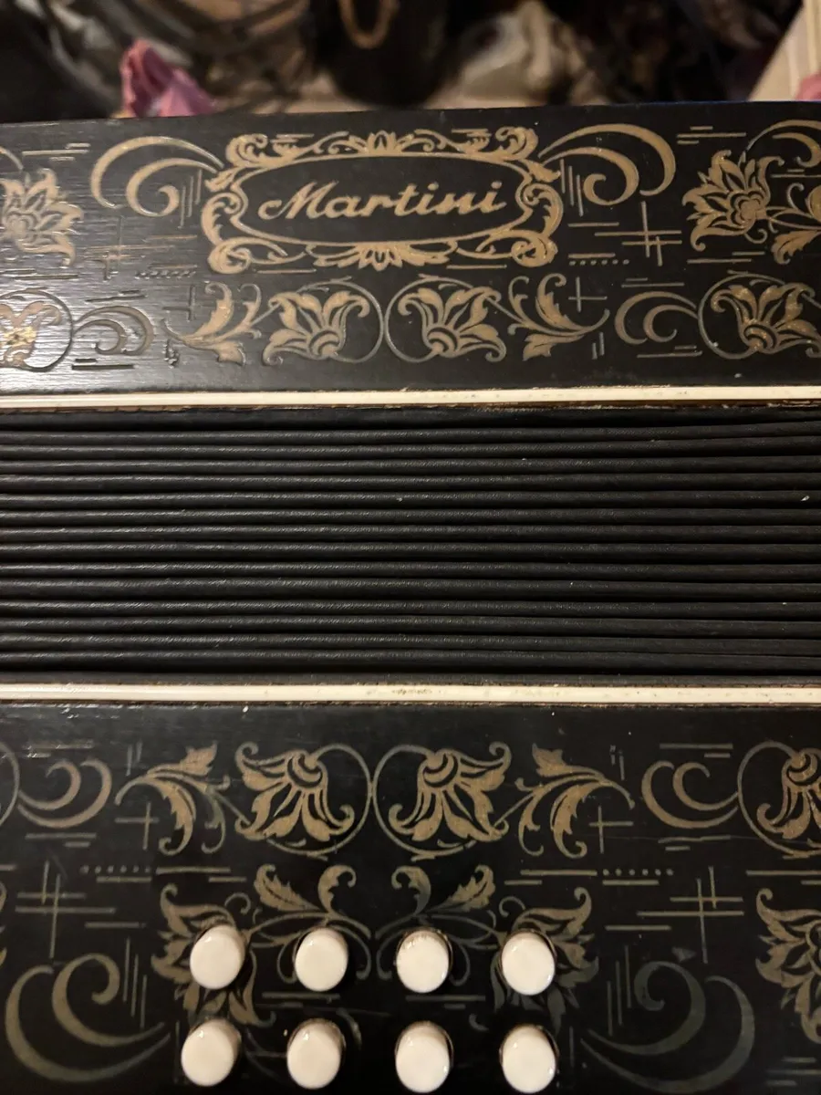 Vintage martini 2 button accordion - Image 2