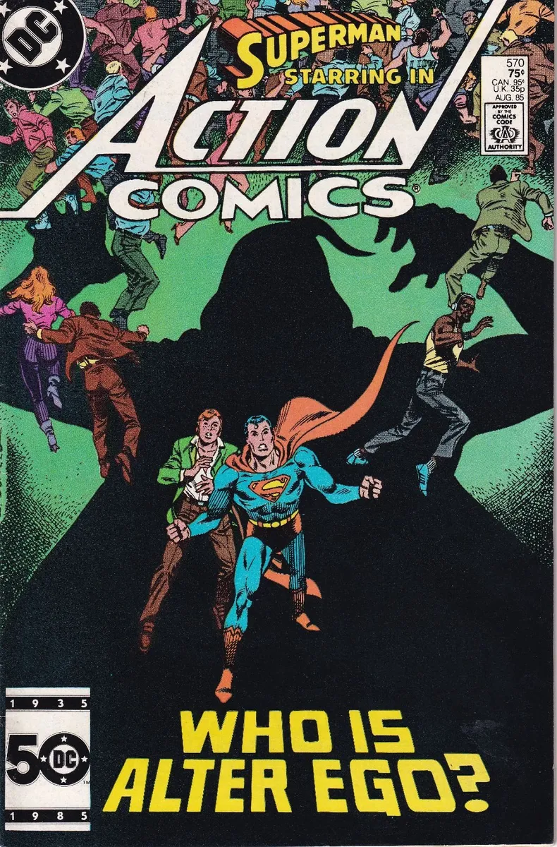 ACTION COMICS #570 JIMMY OLSEN 1985 DC COPPER AGE - Image 1