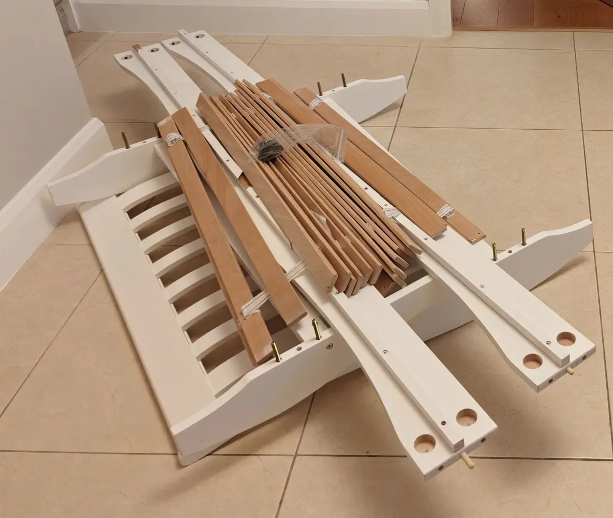 Child's Single Bed and Mattress - Image 4