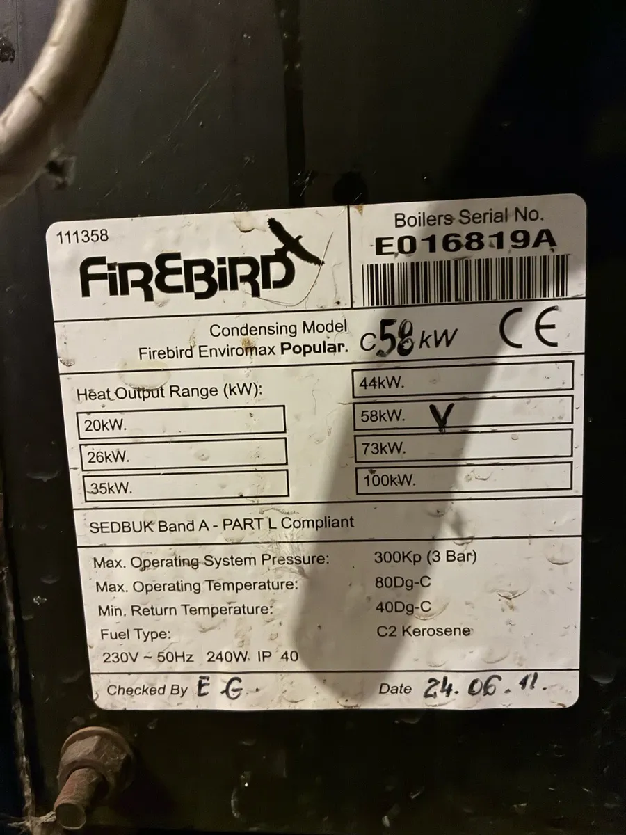 Firebird condensing boiler - Image 2