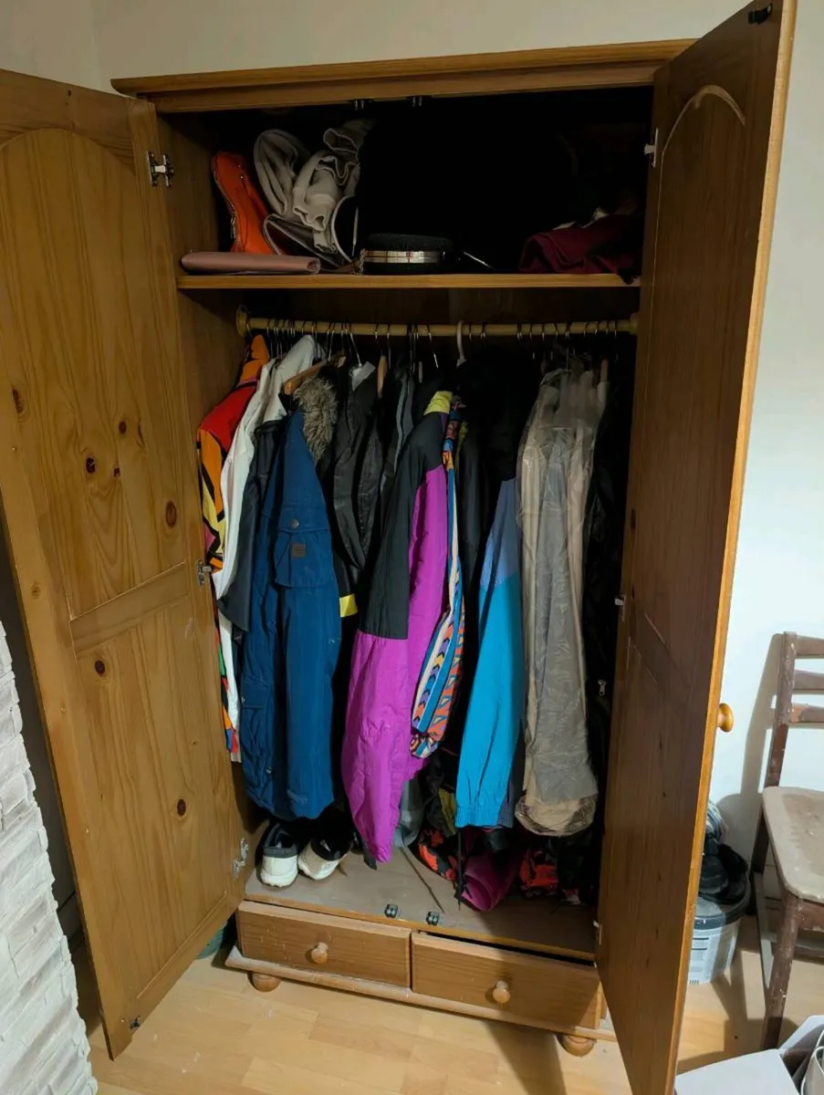 Pine Wardrobe - (Clothes not included) - Image 2
