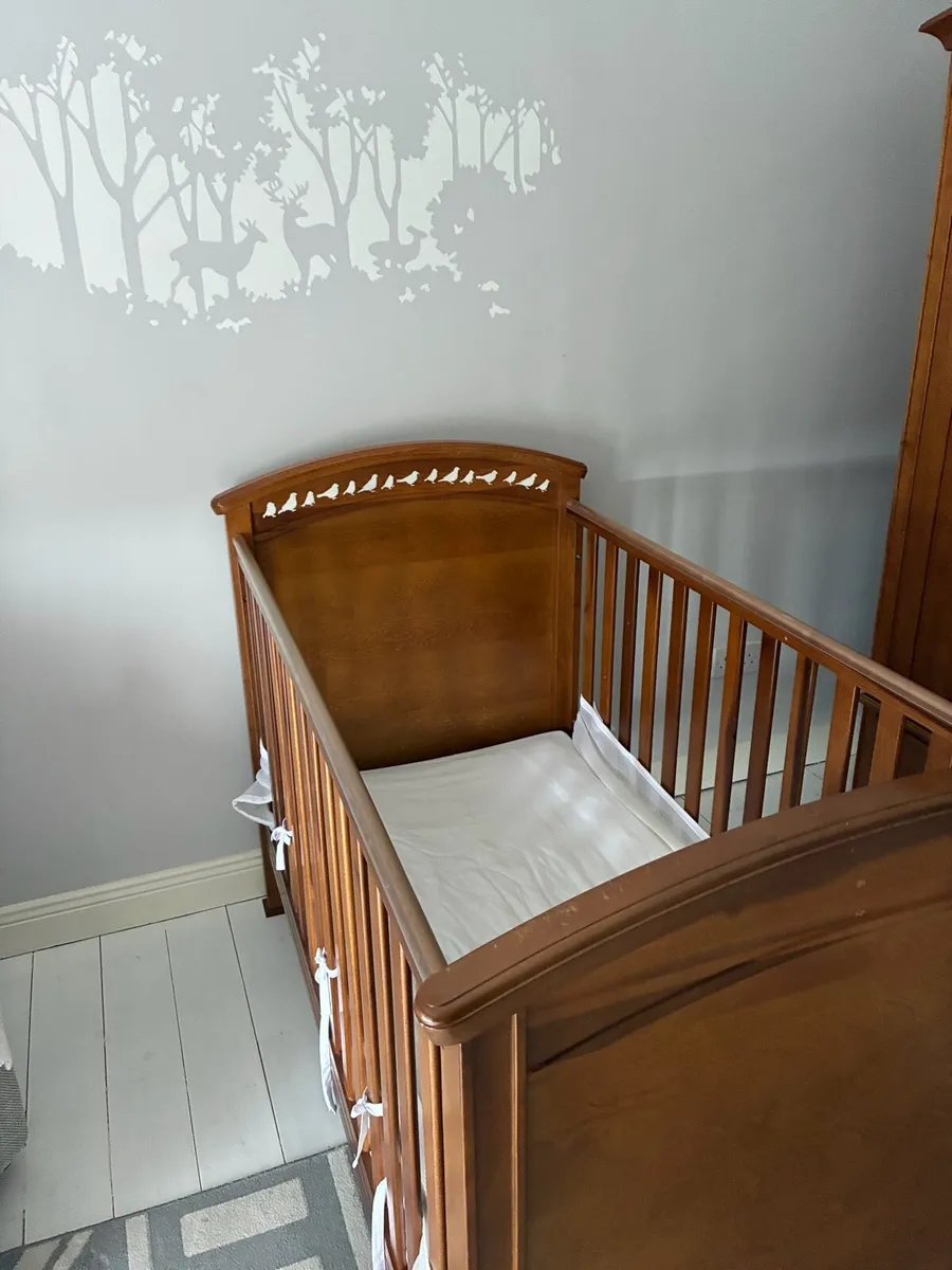 Mamas & Papas solid wood Cot / Toddler Bed - Image 2