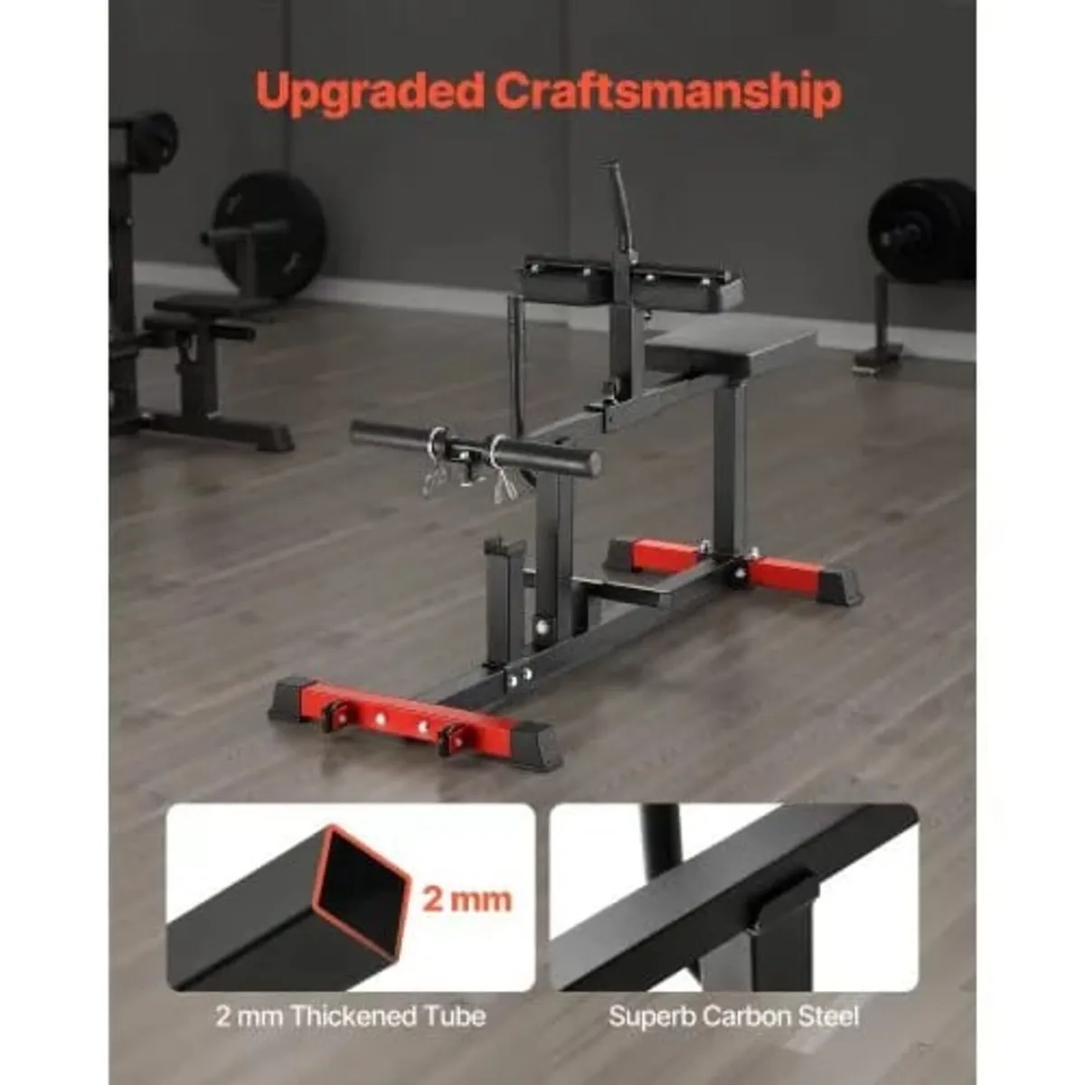 Seated Calf Machine, 440 LBS Capacity Calf Raise M - Image 2