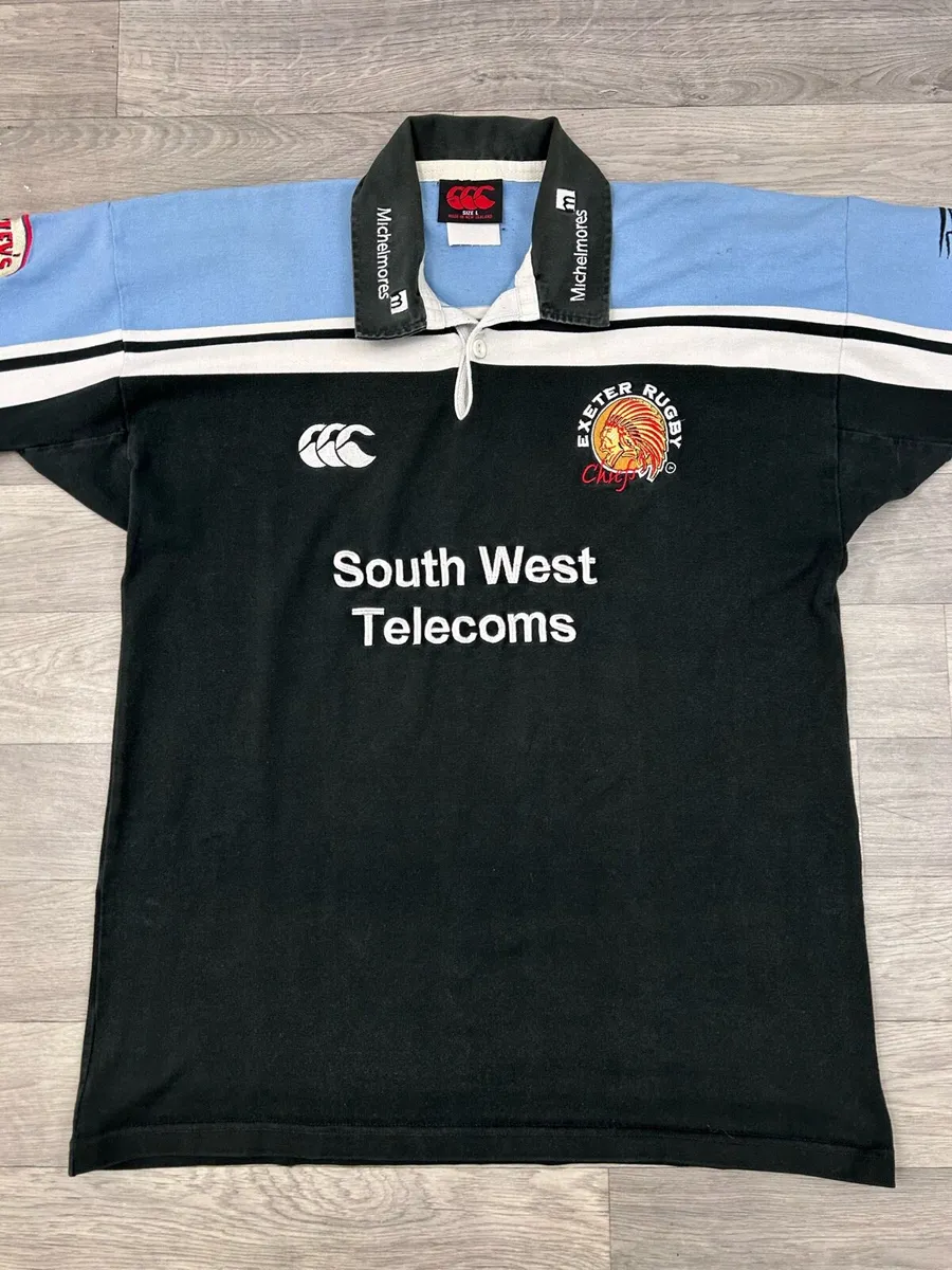 Vintage 2004 Canterbury Exeter Chiefs Rugby Jersey - Image 2