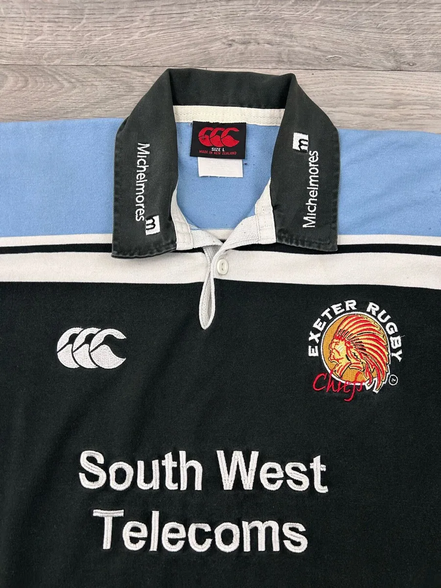 Vintage 2004 Canterbury Exeter Chiefs Rugby Jersey - Image 3