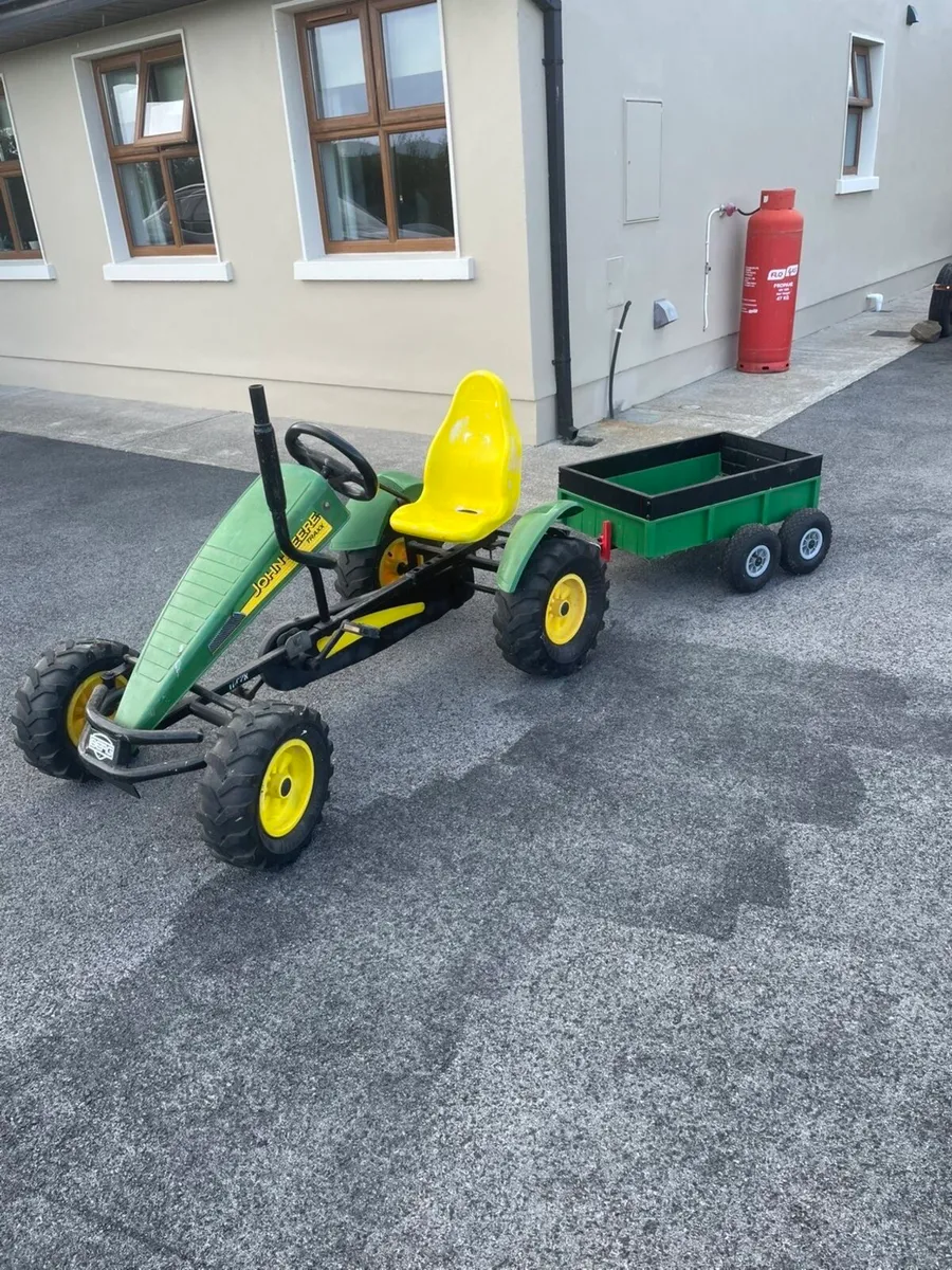 John Deere Go Kart + Trailer - Image 1