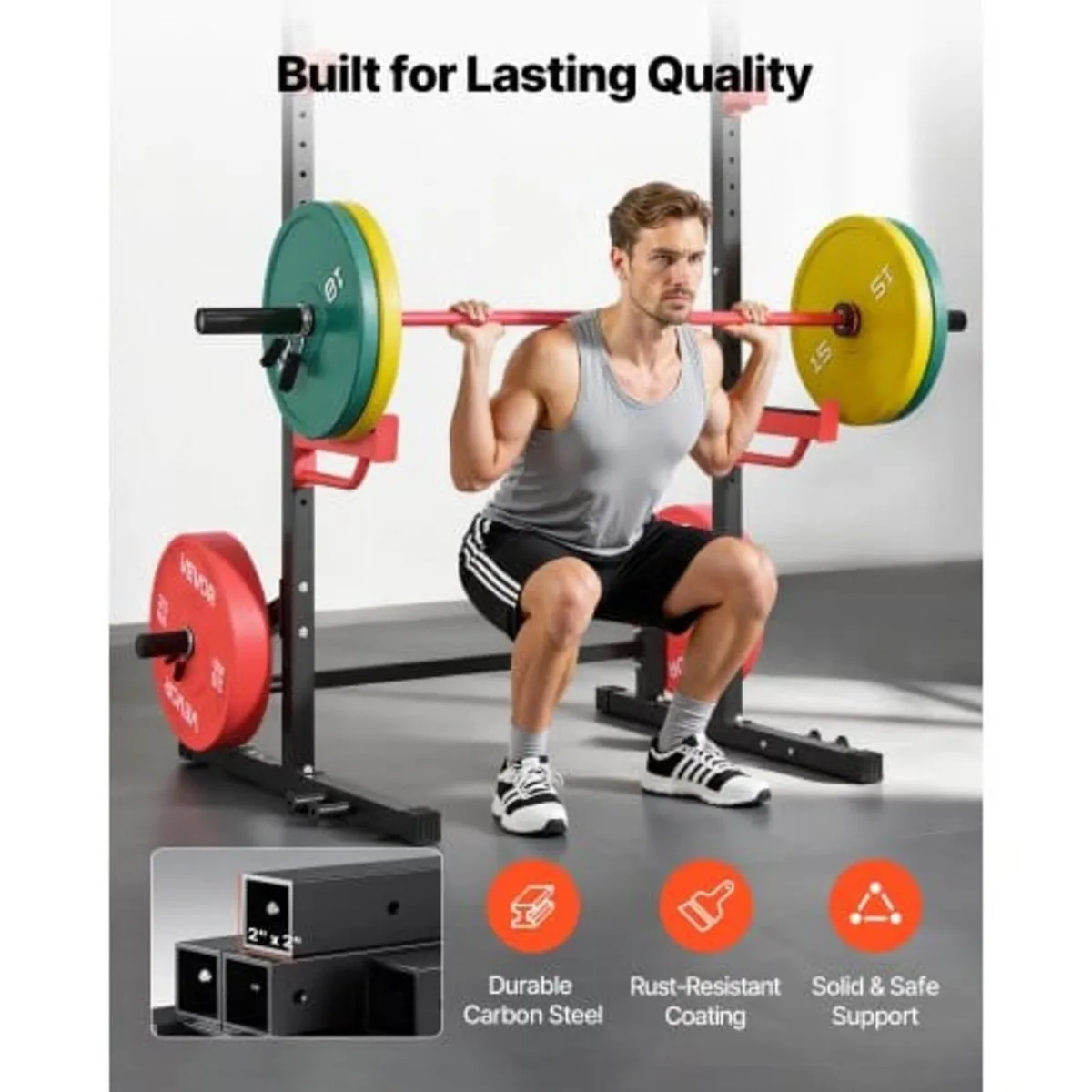 Power Cage Squat Rack, Multifunctional Power Rack - Image 4