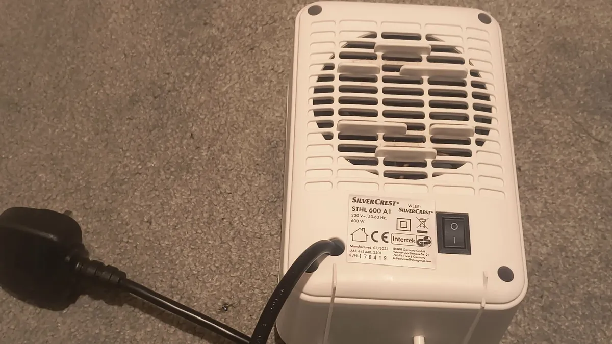 Compact fan heater. table heater SilverCrest - Image 2