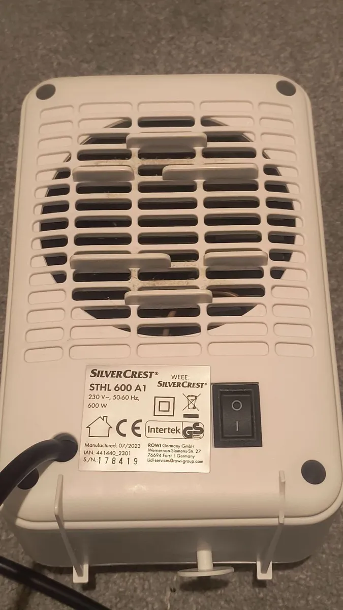 Compact fan heater. table heater SilverCrest - Image 1