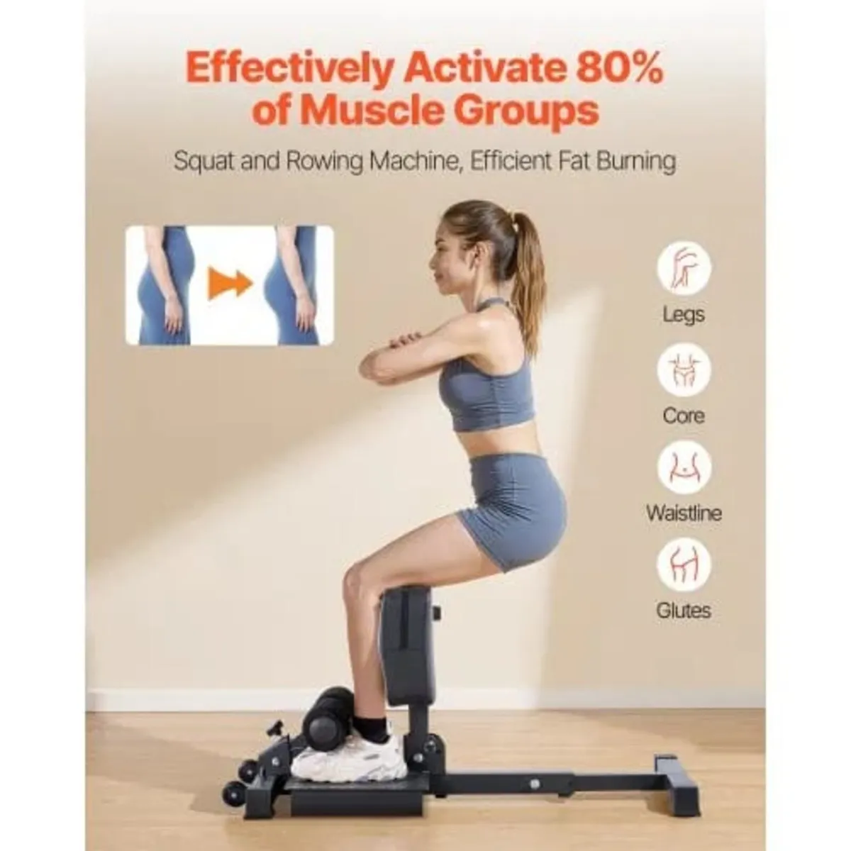 Sissy Squat Machine, Multi-Function Deep Sissy Squ - Image 3