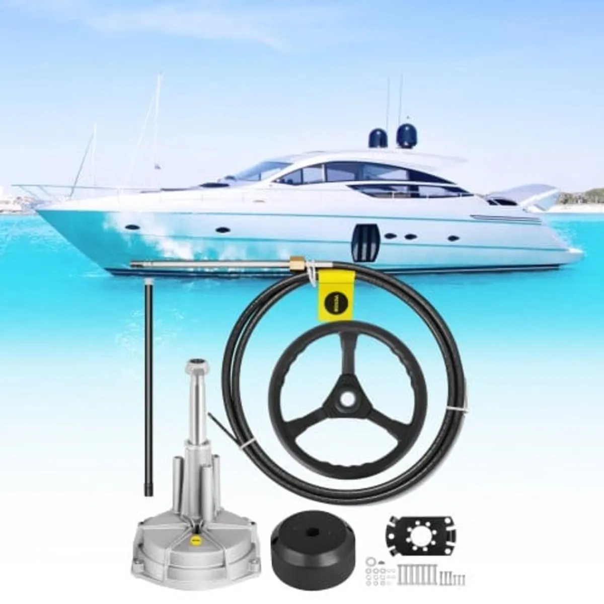 Outboard Steering System 15' Outboard Steering Sy - Image 4