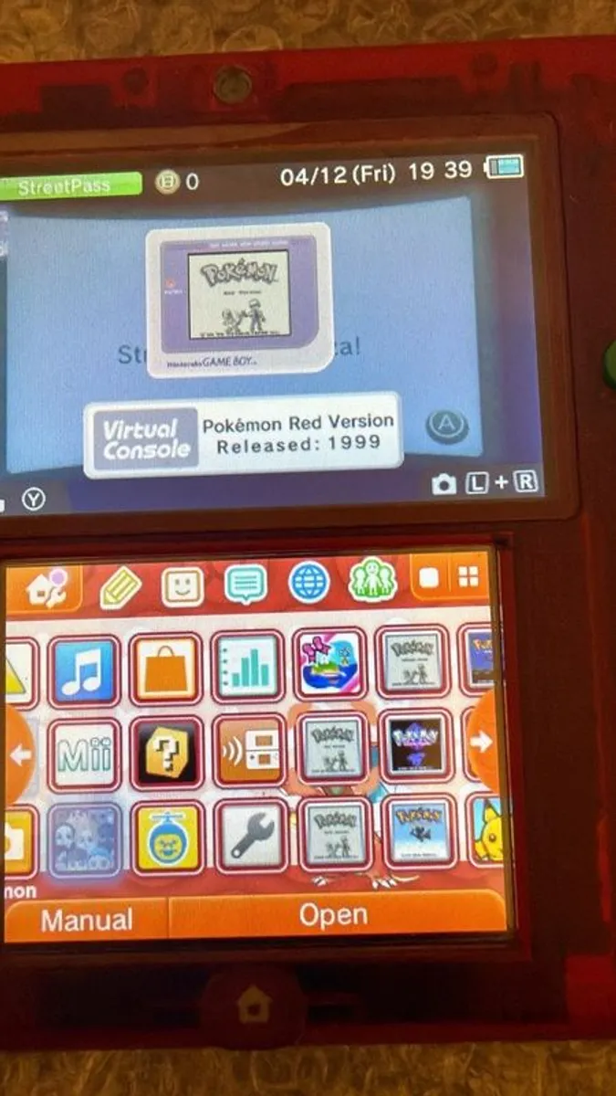 Pokemon Red Console All accessories plus games included see description - Image 2