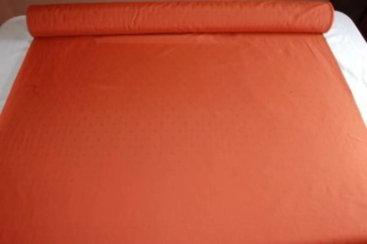 10 Meters x 280cm (9ft) Width Terracotta Fabric. - Image 2