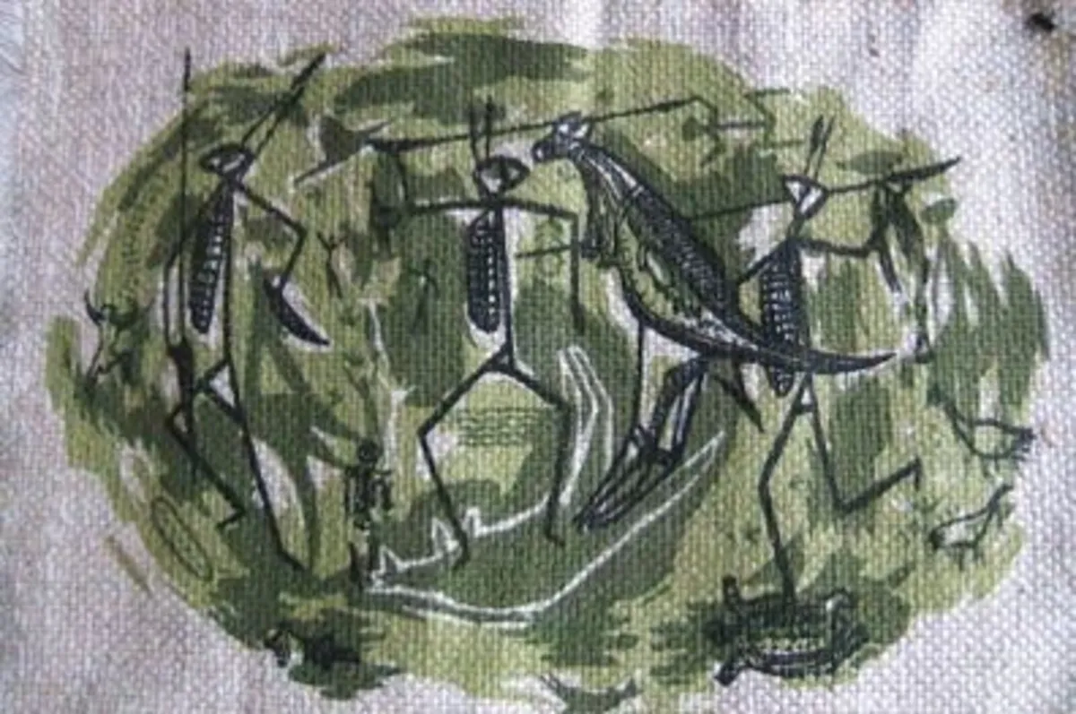 Donald Clarke, Australia, 6 Vintage Place mats. - Image 1