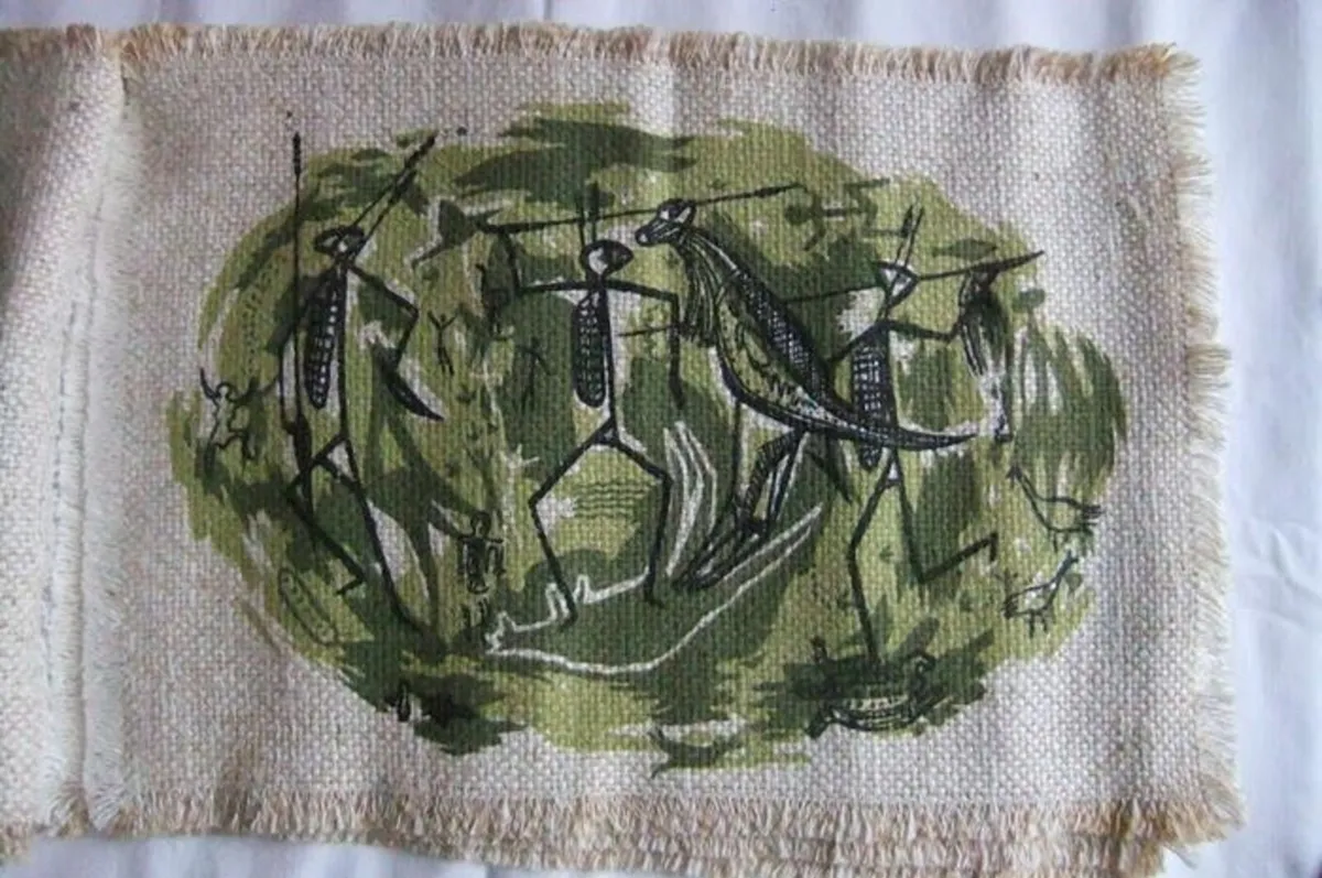 Donald Clarke, Australia, 6 Vintage Place mats. - Image 2
