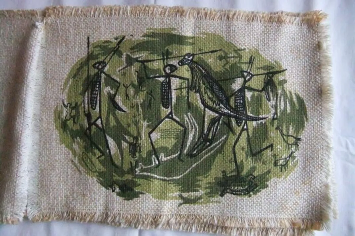 Donald Clarke, Australia, 6 Vintage Place mats. - Image 3