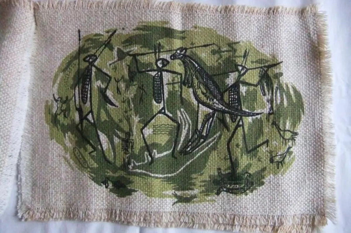 Donald Clarke, Australia, 6 Vintage Place mats. - Image 4