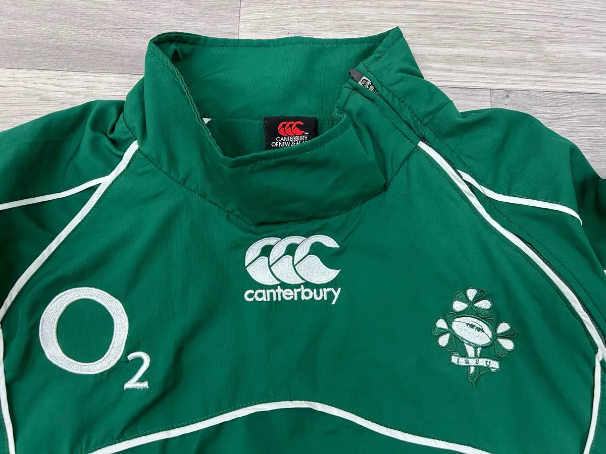 Rare Vintage 2007 Ireland Rugby Sweatshirt Jacket - Image 4
