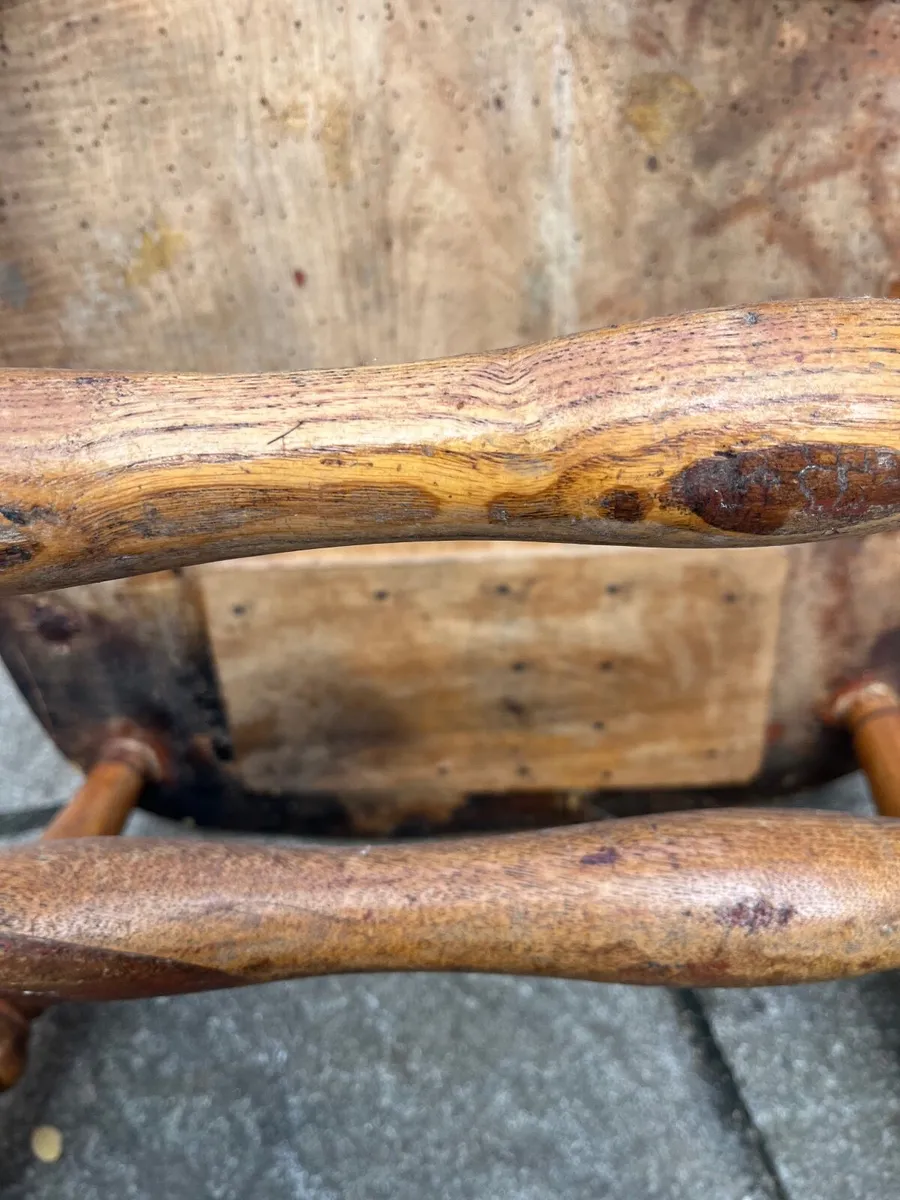 Antique captains chair - Image 3
