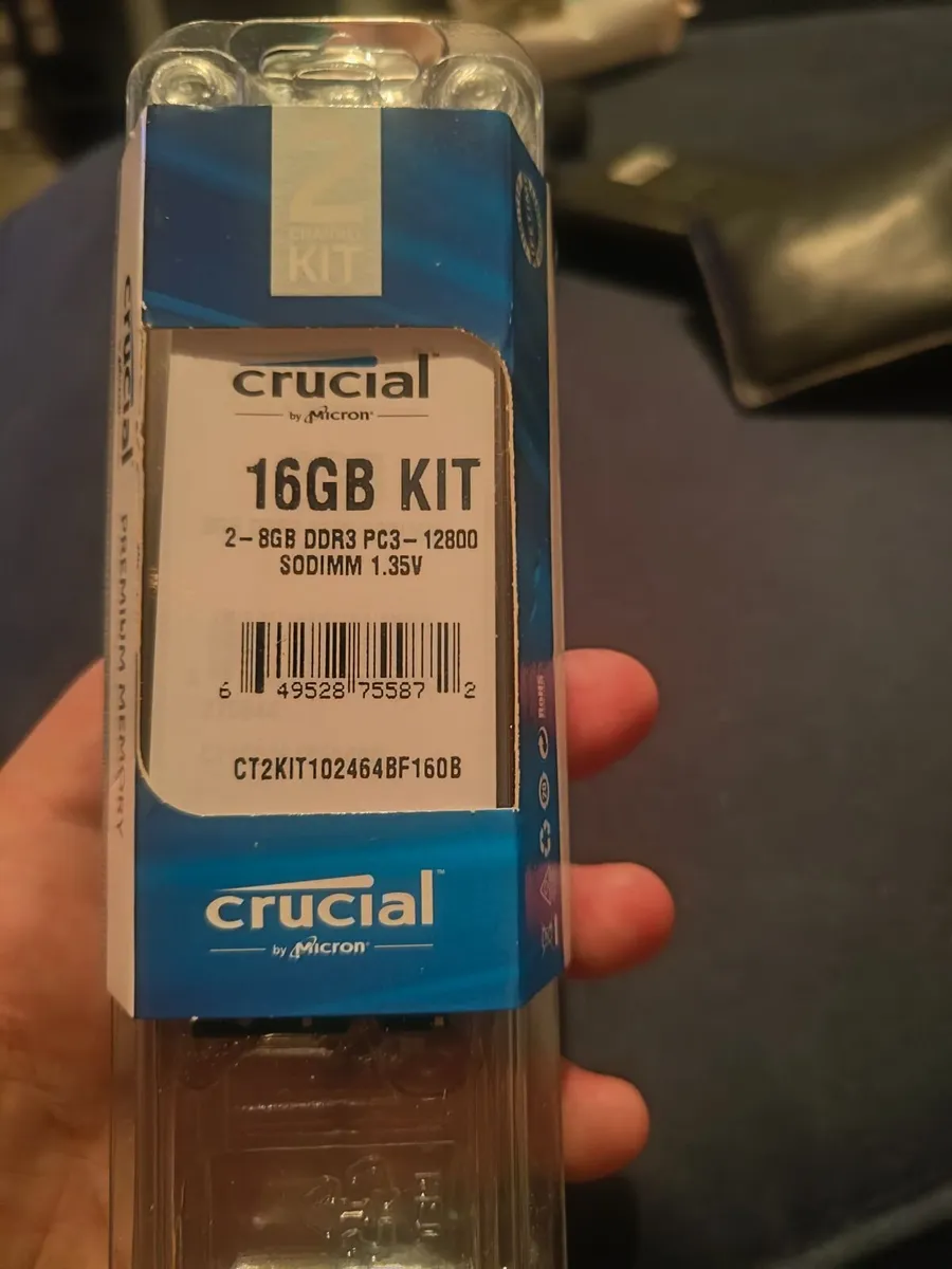 Brand New Crucial 16gb kit premium memory ram - Image 2
