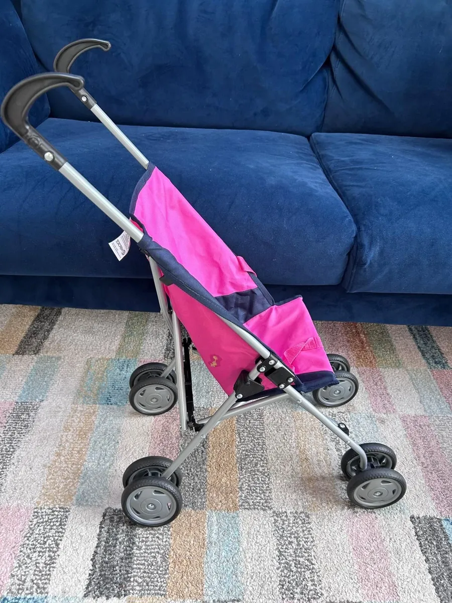 Two toy doll prams and 4 baby dolls - Image 3