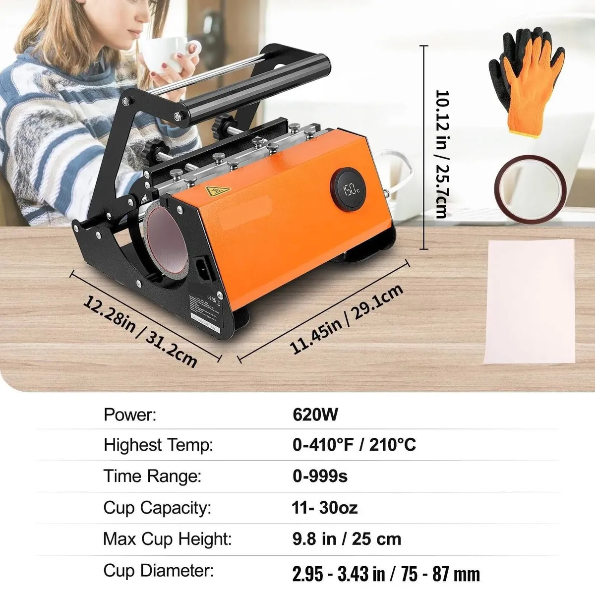 Mug Heat Press Machine for Personalised Drinkware - Image 4