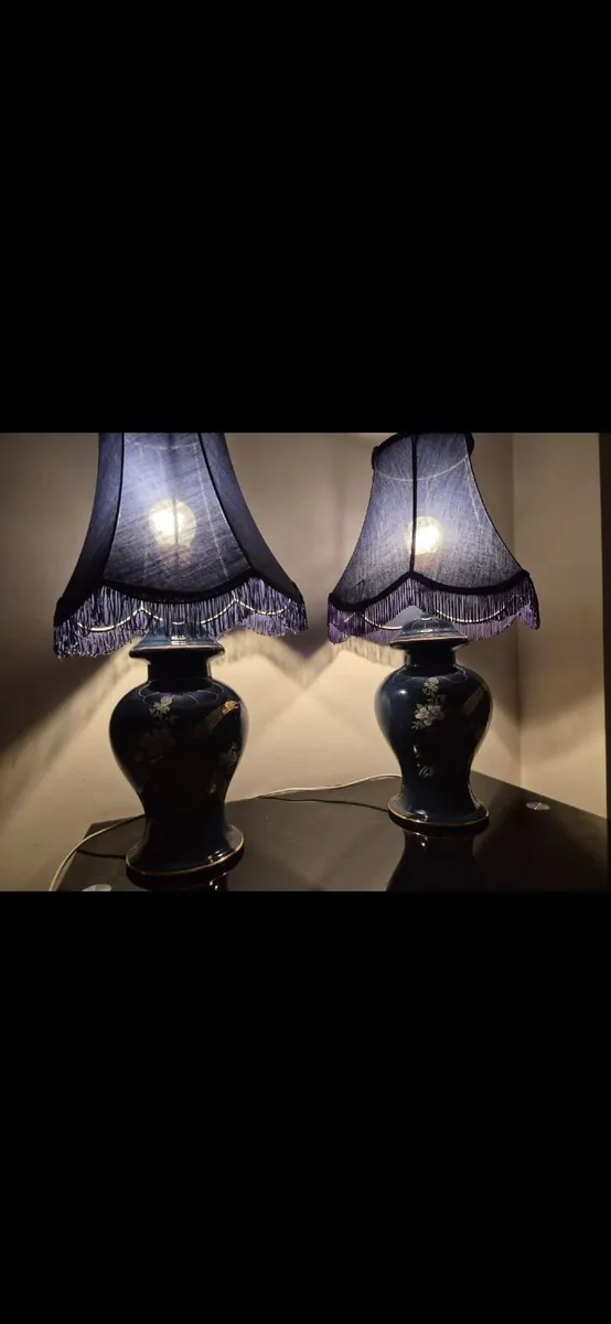 Japanese lamps x2 - Image 1