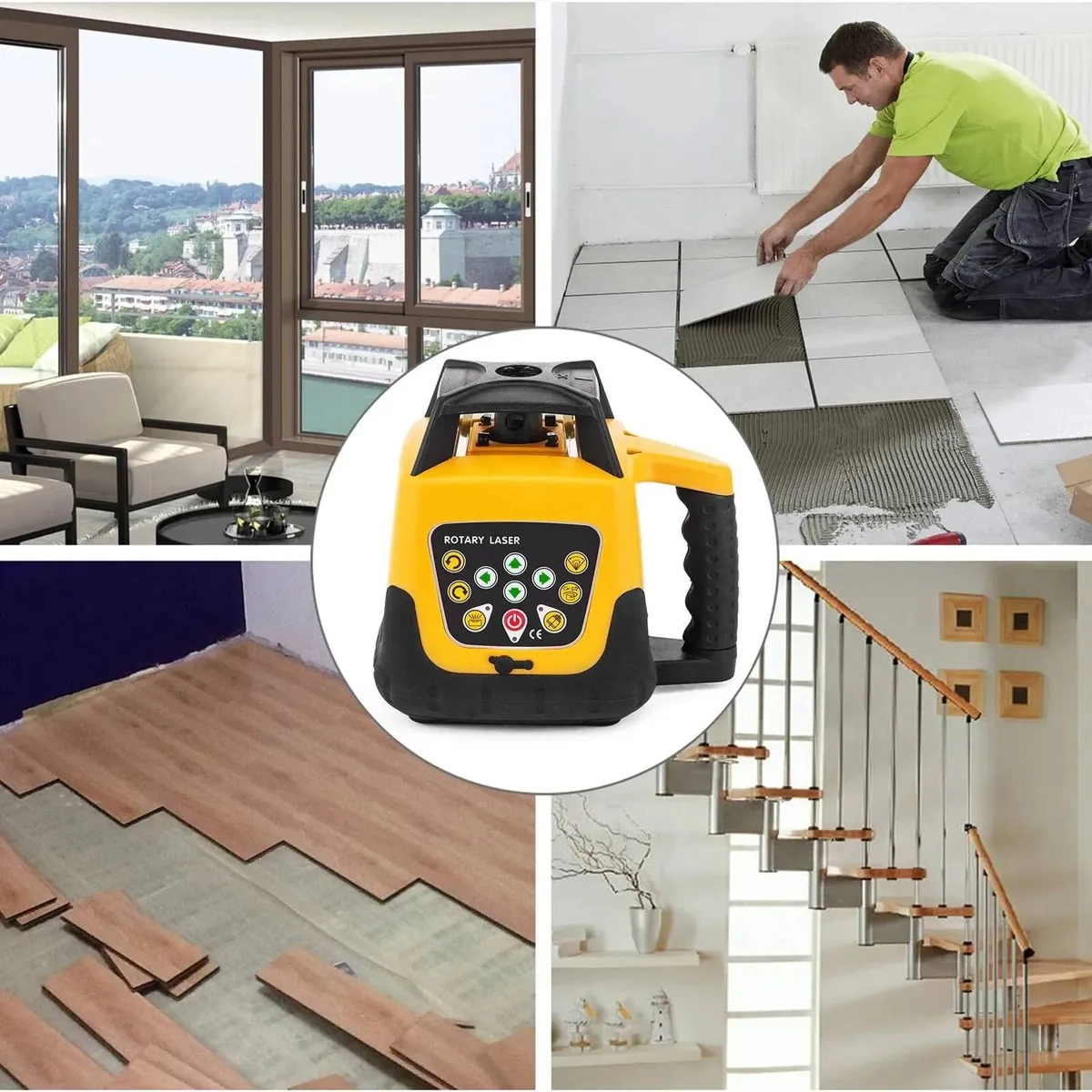 Laser Level 360° Rotary Self-Leveling 500m Range - Image 2