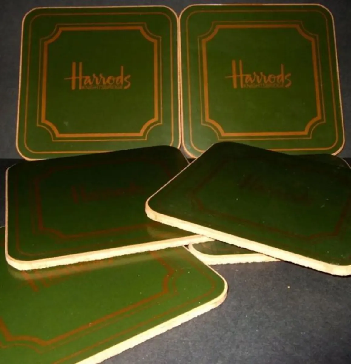 Vintage Harrods Knightsbridge Coasters-Unused - Image 2