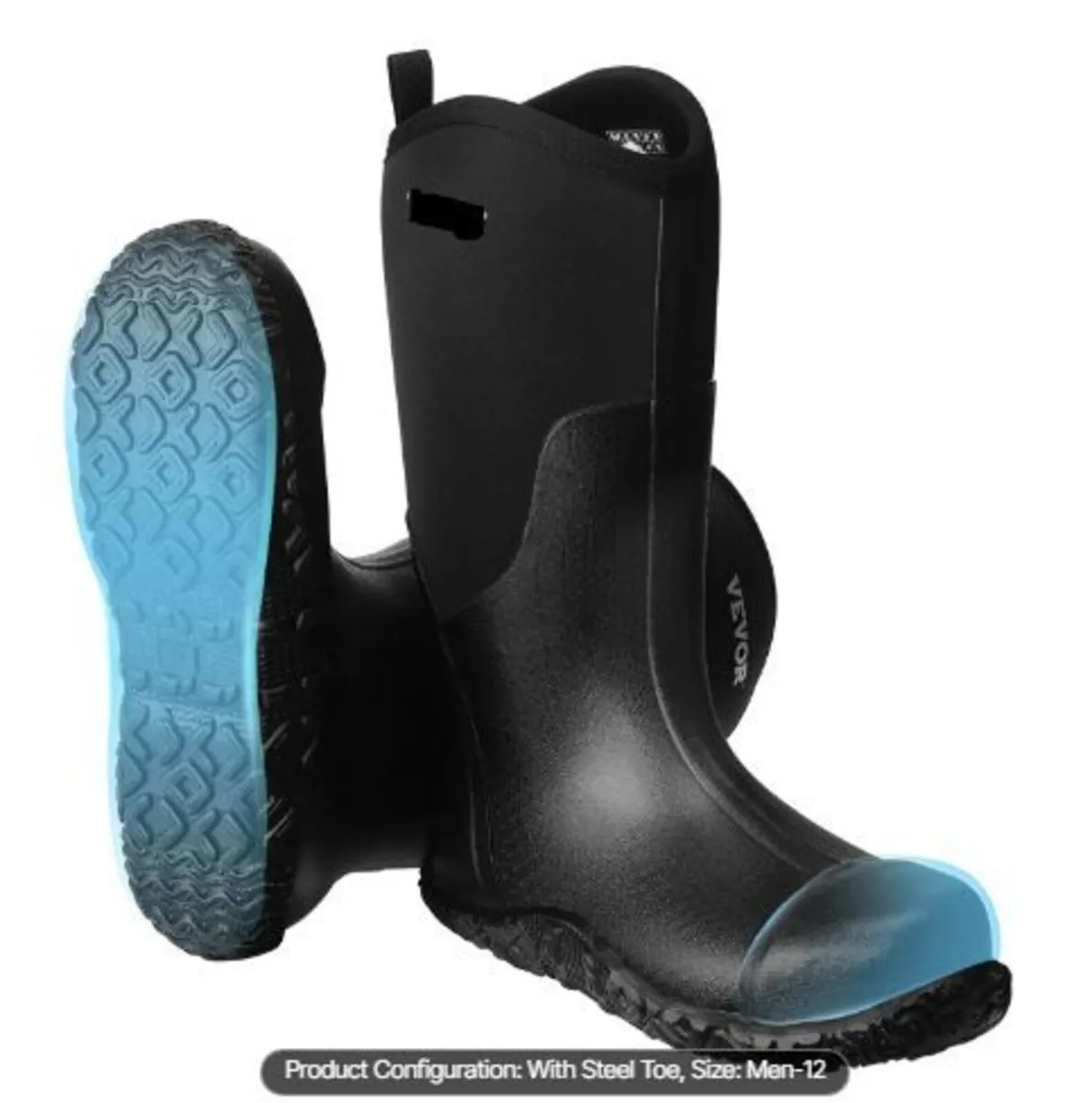Men's Steel Toe Rubber Boots - Image 3