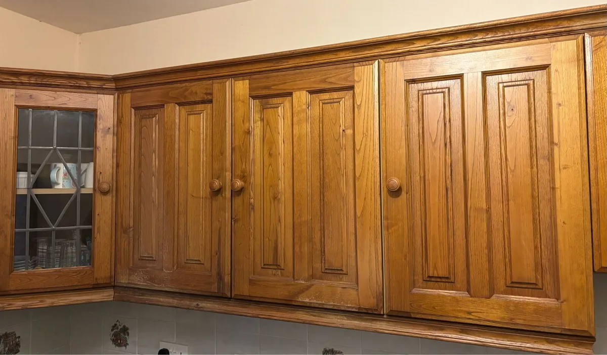 Chestnut Kitchen Cabinets Doors - Image 1