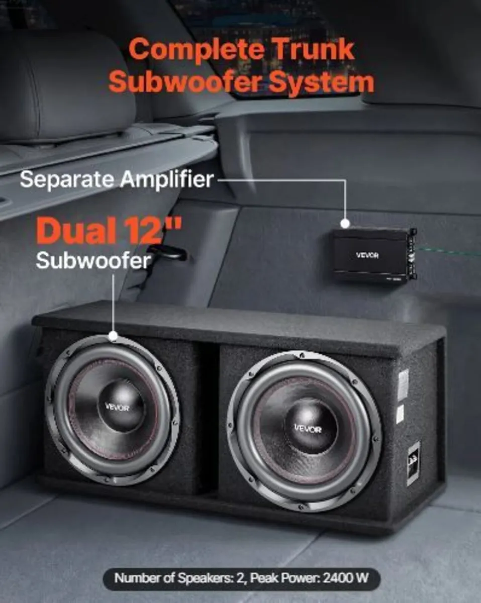 Subwoofer Bass Package, 305mm, 1200W - Image 3
