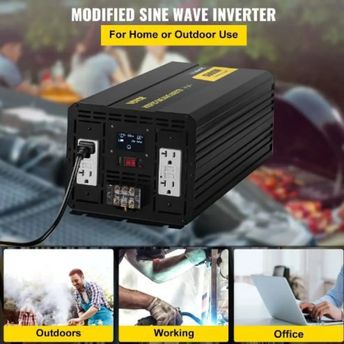 Power Inverter Modified Sine Wave Inverter 5000W - Image 1