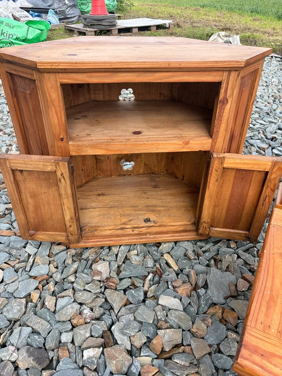 mexican pine tv unit / corner unit - Image 2