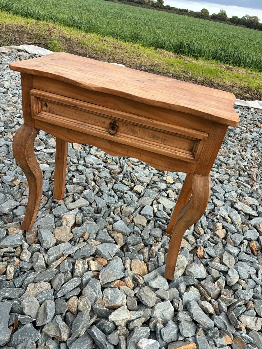 desk / side table mexican pine wooden - Image 3
